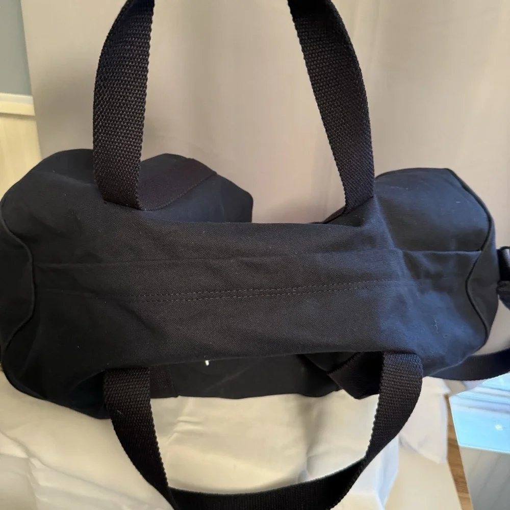 Harness Capital Banker Duffle Bag Canvas Navy Blue Scarborough & Tweed Made USA